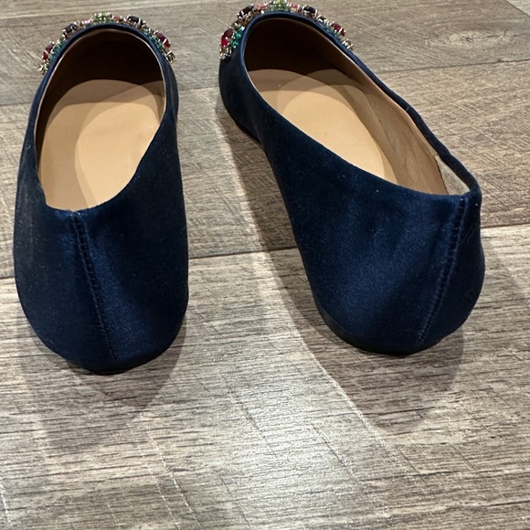 Talbots Blue Bejeweled Flats - Picture 5 of 5